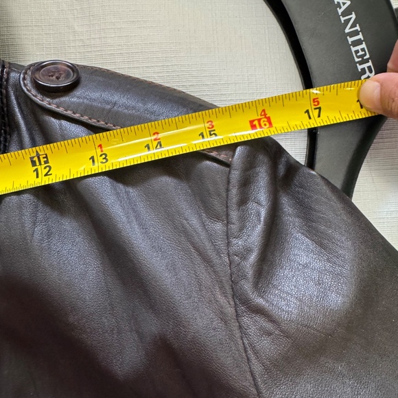 Danier Dark Brown Leather Jacket - Picture 12 of 12